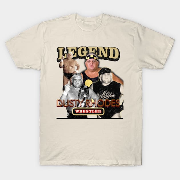 dusty rhodes art drawing T-Shirt by Rohimydesignsoncolor